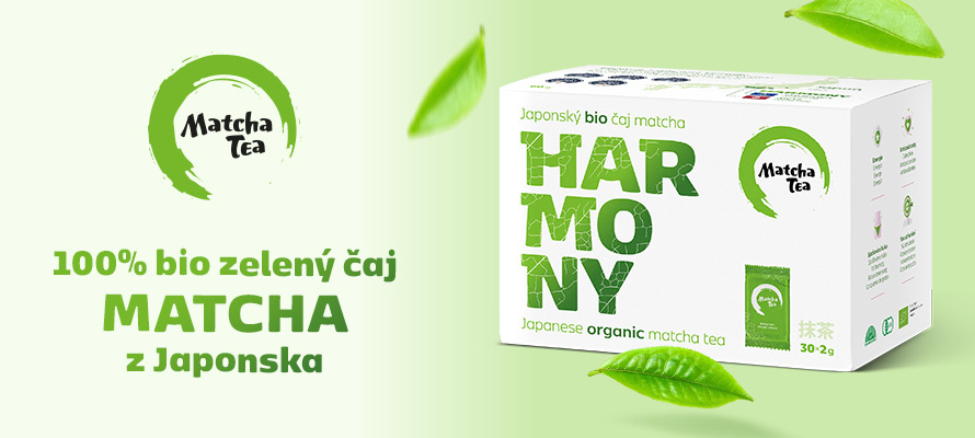 Obrázek MATCHA TEA Harmony jemně mletý zelený čaj 30x2 g BIO