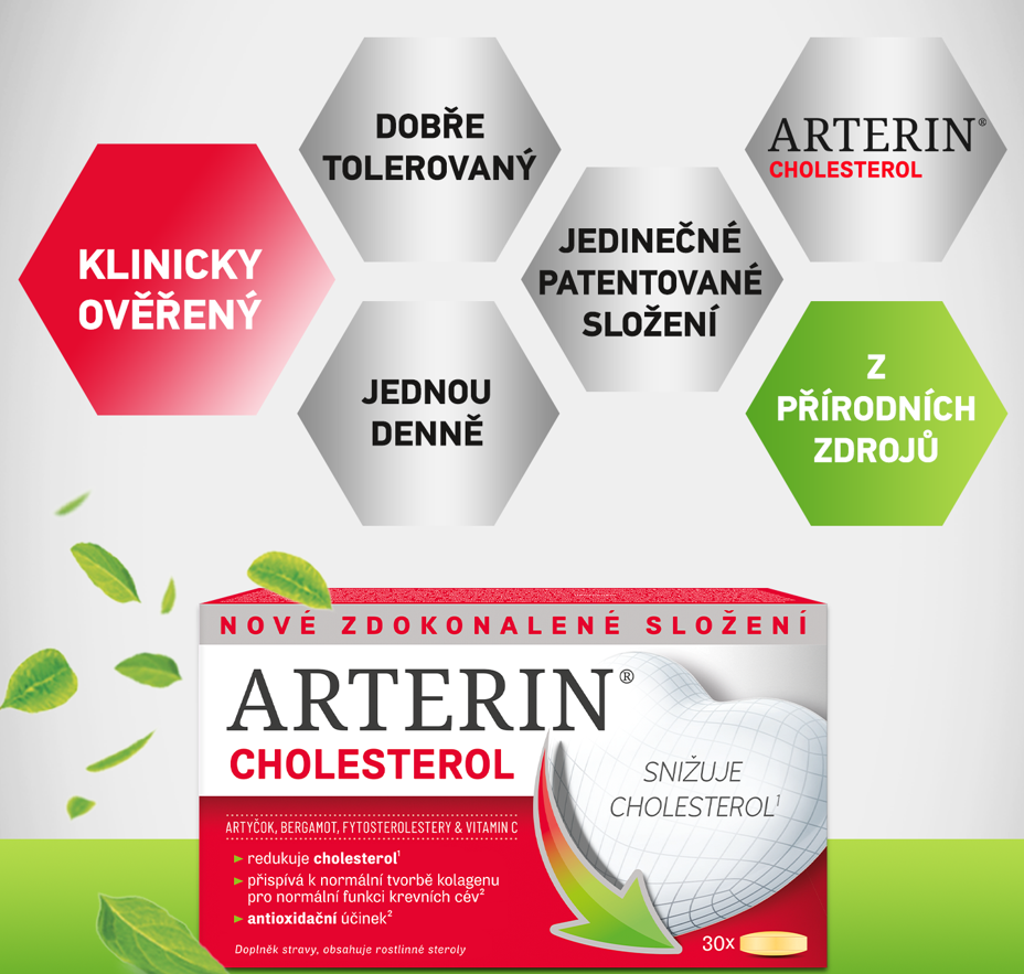 Obrázek ARTERIN Cholesterol 90 tablet