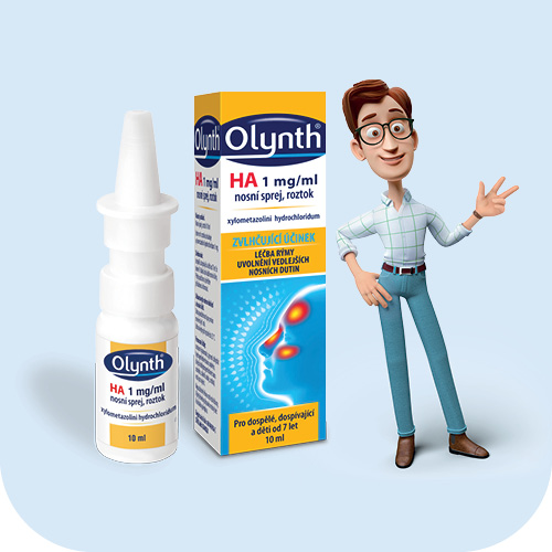 Obrázek OLYNTH® HA 1 mg/ml nosní sprej, roztok pro dospělí a děti od 7 let 10 ml