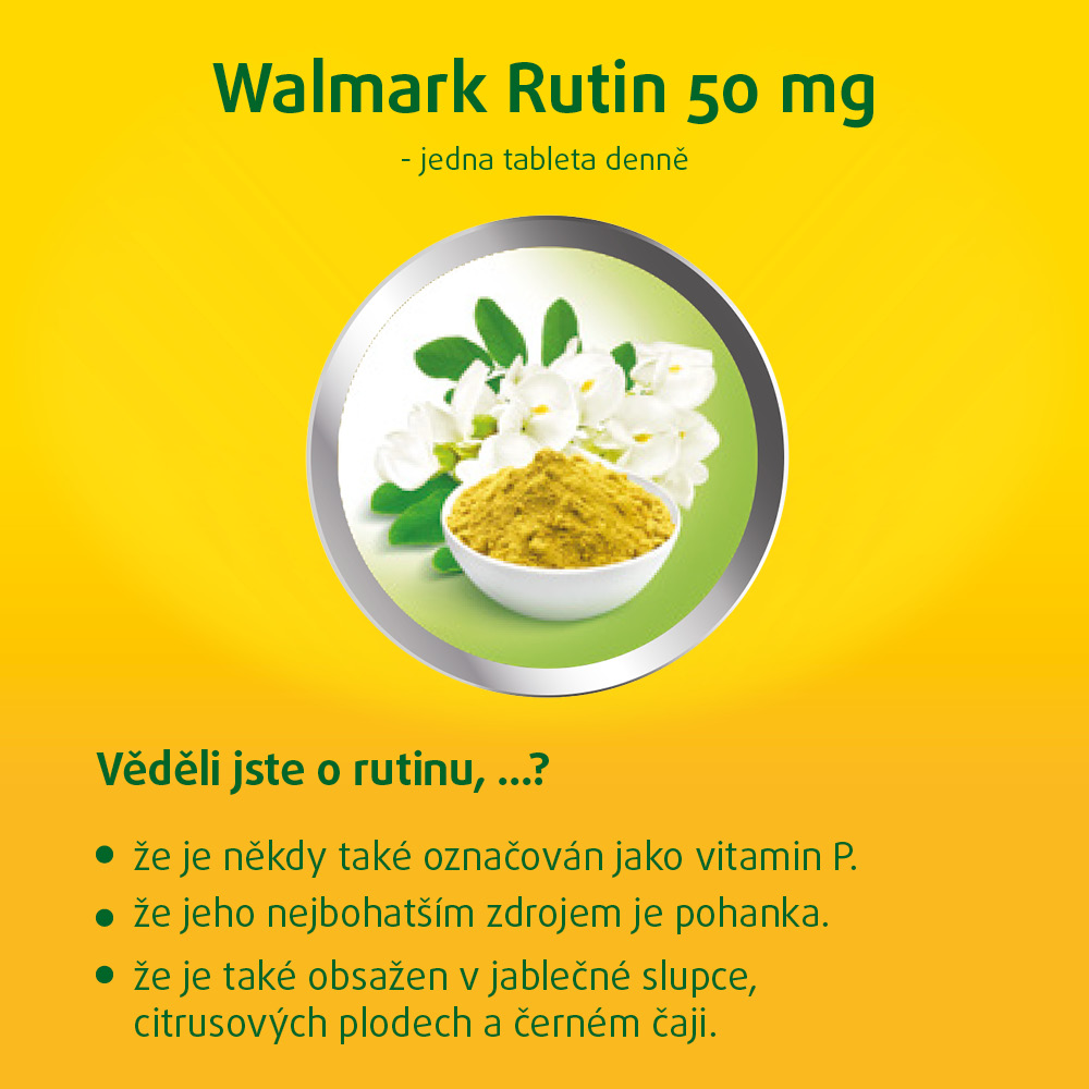 Obrázek WALMARK Rutin 50 mg 90 tablet