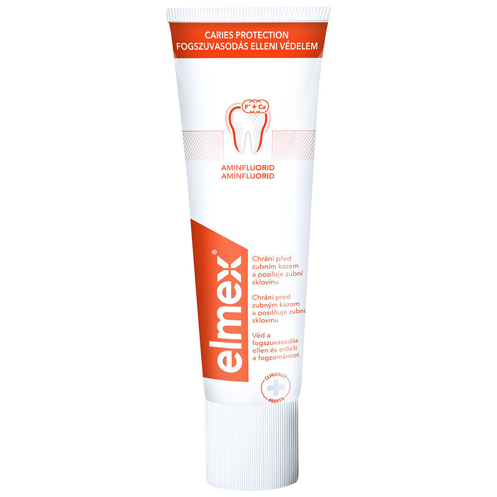 Obrázek ELMEX Caries Protection ústní voda 400 ml + Zubní pasta 75 ml