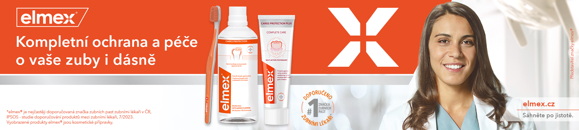 Obrázek ELMEX Caries Protection Plus Complete Care zubní pasta 3x 75 ml