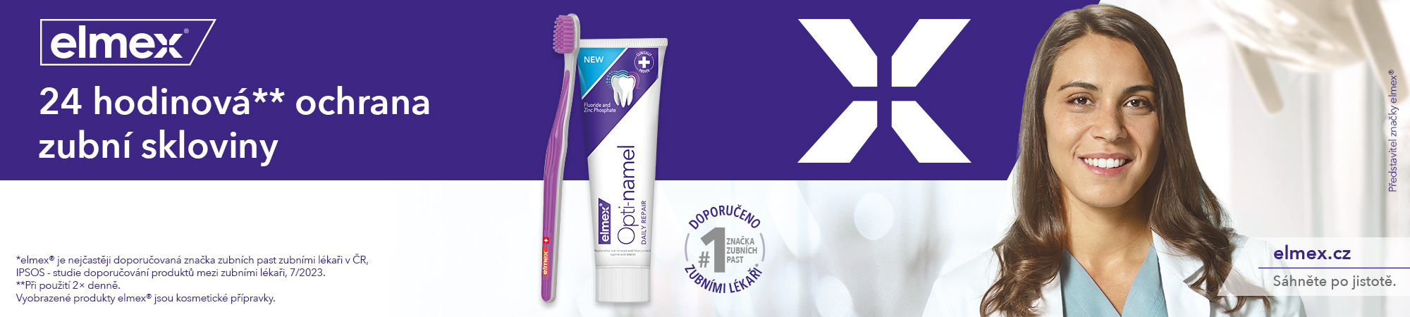 Obrázek ELMEX Opti-namel Protection Professional zubní pasta 75 ml