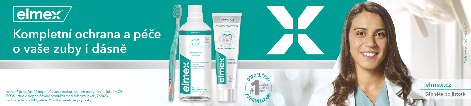 Obrázek ELMEX Sensitive Comple Protection Zubní pasta 75 ml