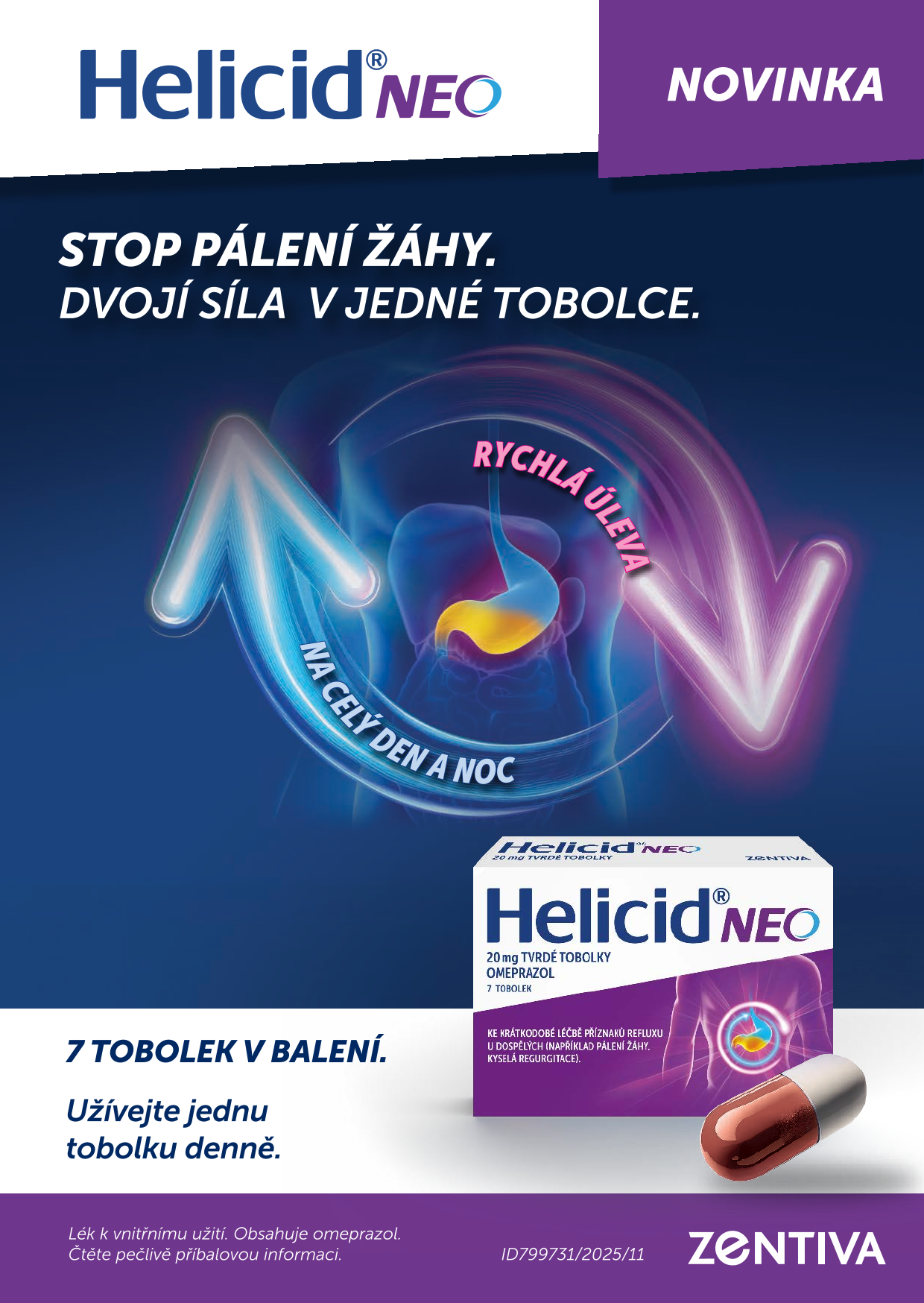 Obrázek HELICID Neo 20 mg 7 tobolek (3)