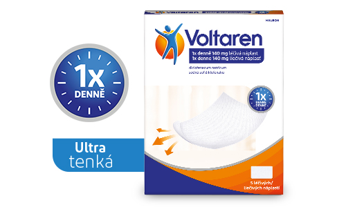 Obrázek VOLTAREN Náplast 140mg sáčky 5 kusů (2)