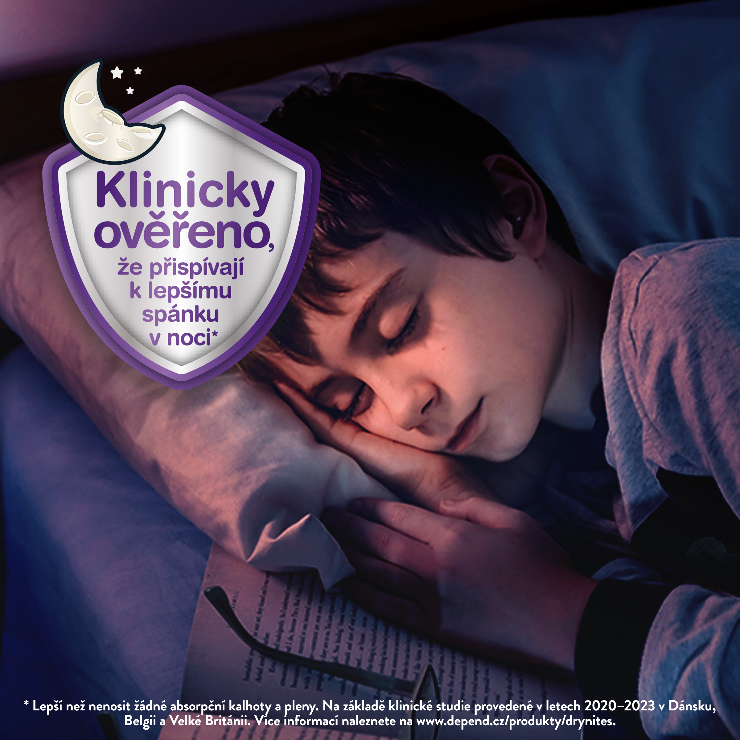 Dry nites - Klinicky ověřeno kluci od 13