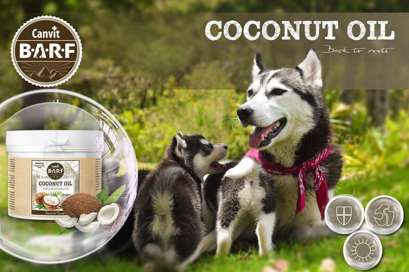 Obrázek CANVIT BARF Kokosový olej pro psy 600 g (2)