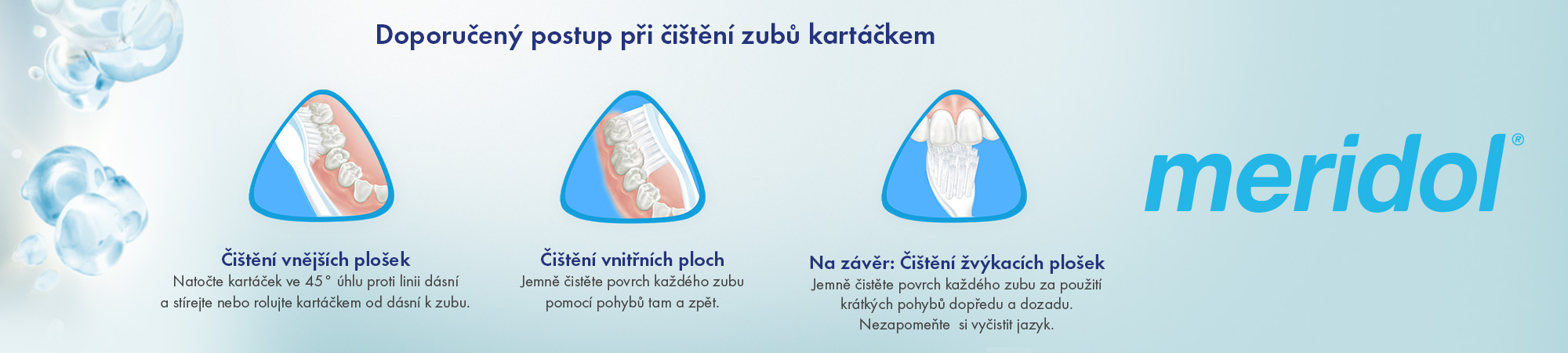 Obrázek MERIDOL Zubní kartáček měkký 3 ks (2)