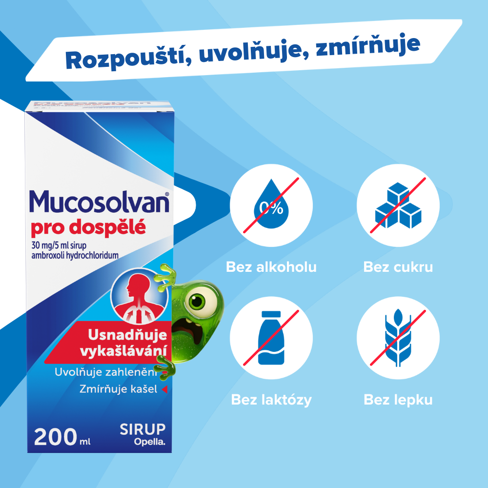 Mucosolvan sirup pro dospělé