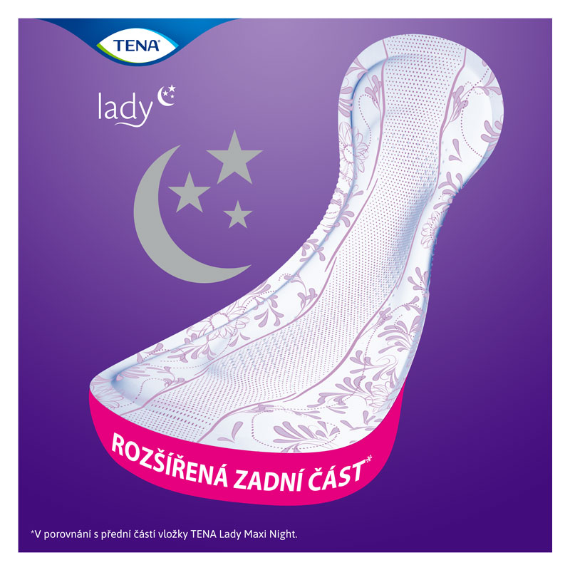 Obrázek TENA Lady maxi night inkontinenční vložky 12 kusů 760985 (3)