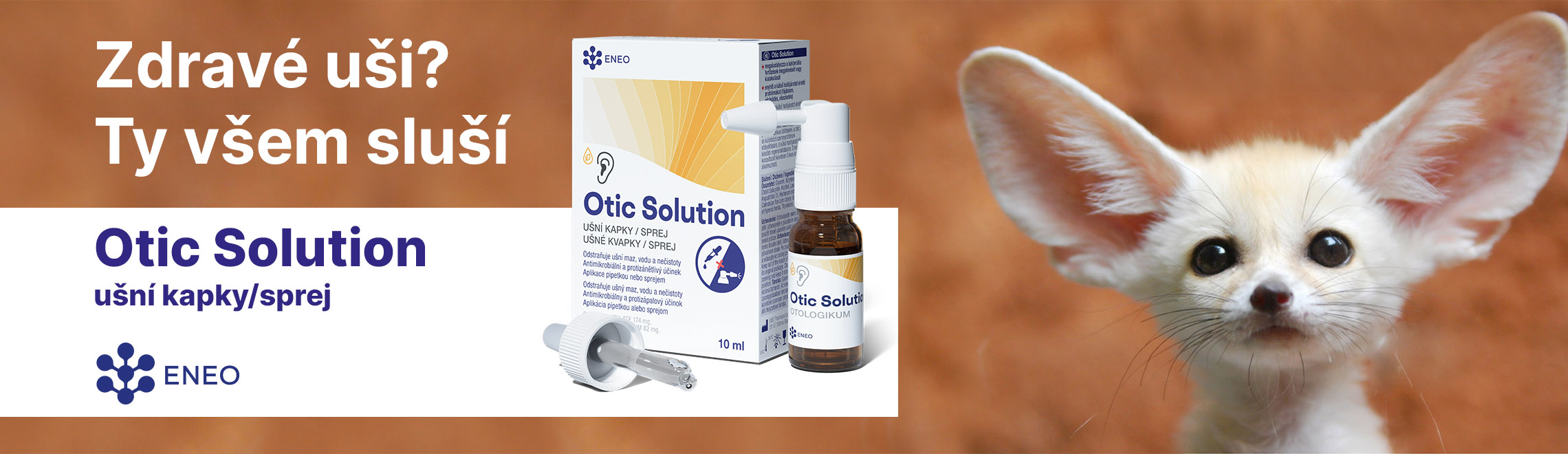Obrázek ENEO Otic solution ušní kapky, sprej 10 ml (10)