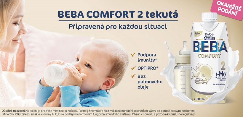 Obrázek BEBA COMFORT 2 Liquid Tekuté pokračovací mléko od 6.měsíce 500 ml (7)