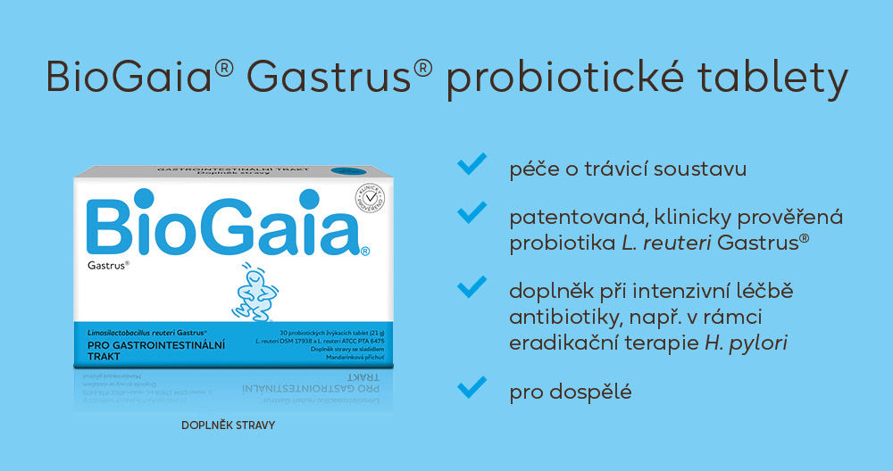 Obrázek BIOGAIA Gastrus 30 probiotických žvýkacích tablet (3)