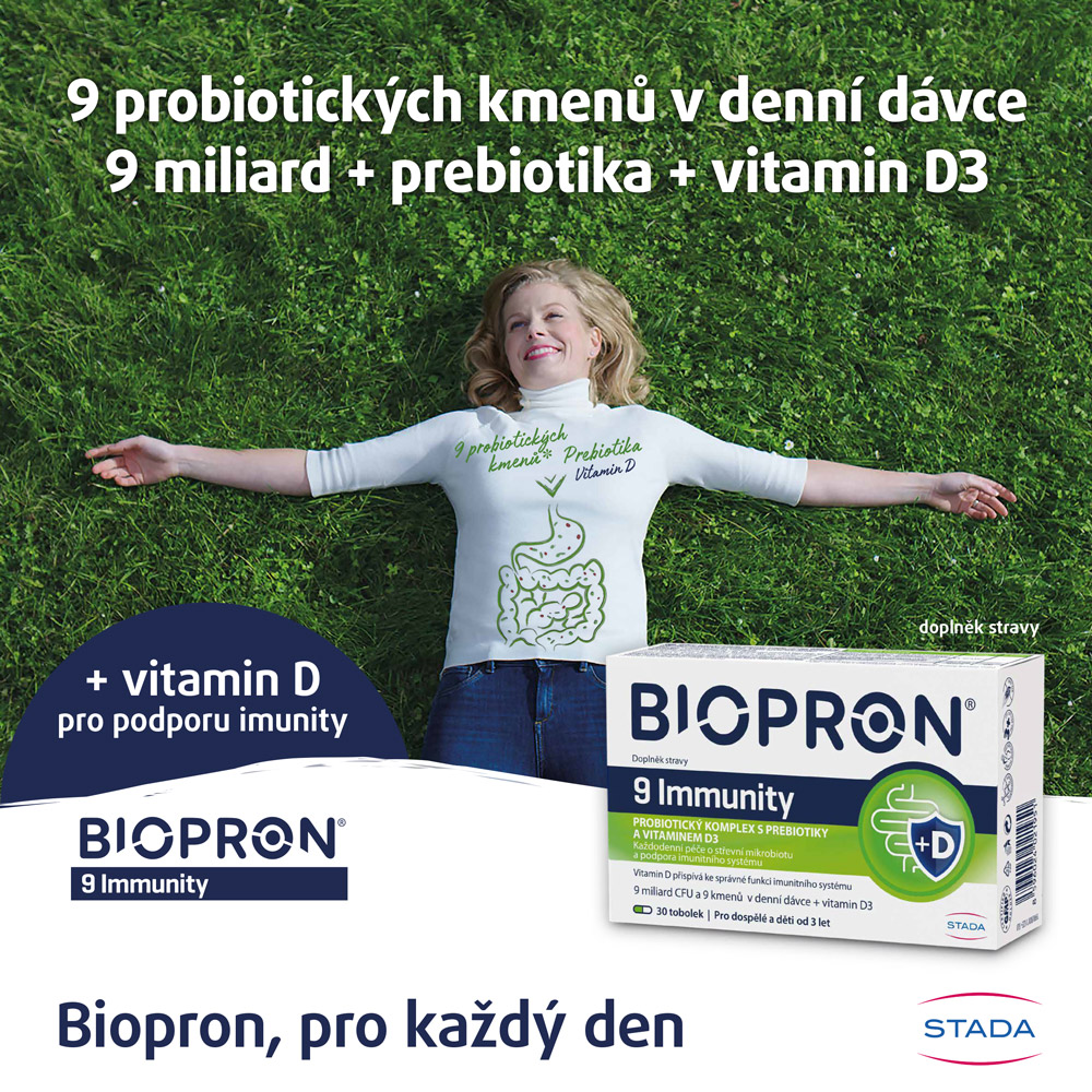 Obrázek BIOPRON 9 Immunity s vitaminem D3 30 tobolek (4)