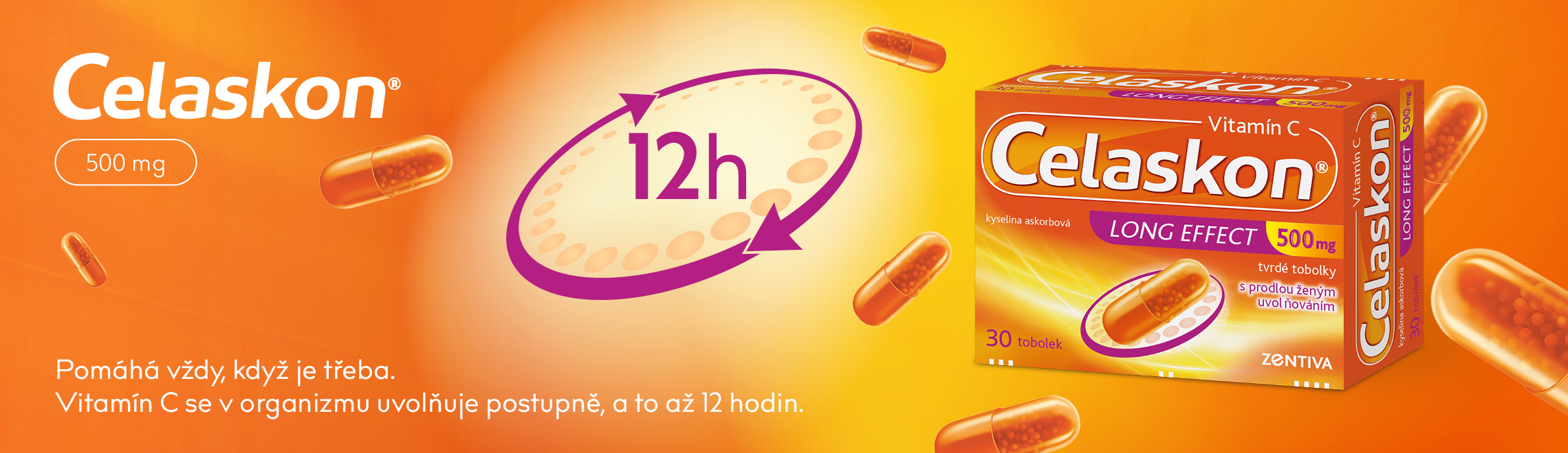 Obrázek CELASKON Long effect 500 mg 30 tablet