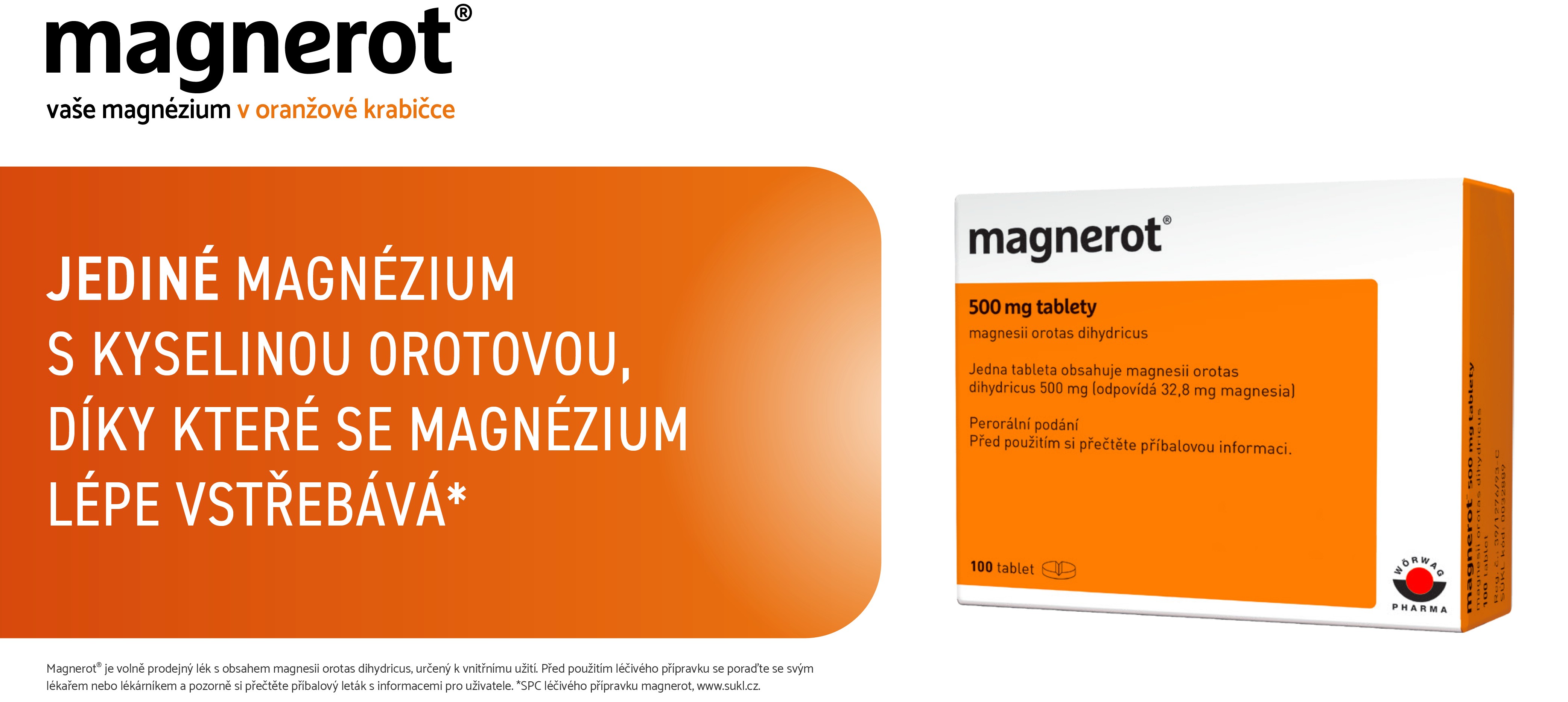 Obrázek MAGNEROT 500 mg 200 tablet II