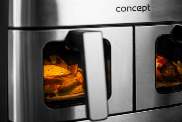 Obrázek CONCEPT FR9000 Horkovzdušná fritéza pizza trio 18,5 l (7)