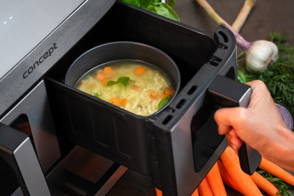 Obrázek CONCEPT FR9000 Horkovzdušná fritéza pizza trio 18,5 l (8)