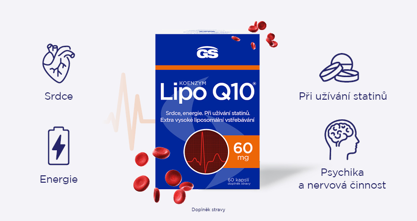 Obrázek GS Koenzym Lipo Q10 60mg 60 kapslí (7)