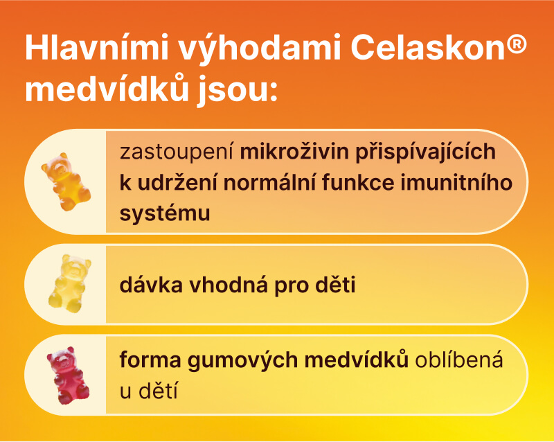 Obrázek CELASKON Medvídci PLUS 70 kusů (2)