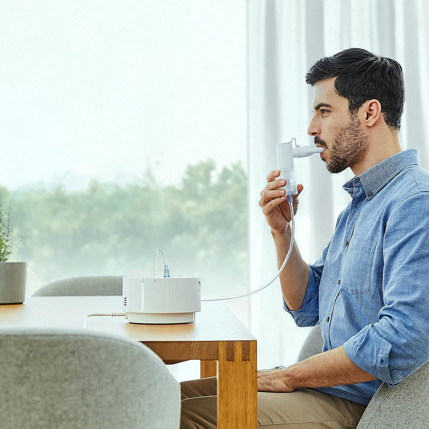 Obrázek OMRON Inhalátor kompresorový NE-C28P (2)