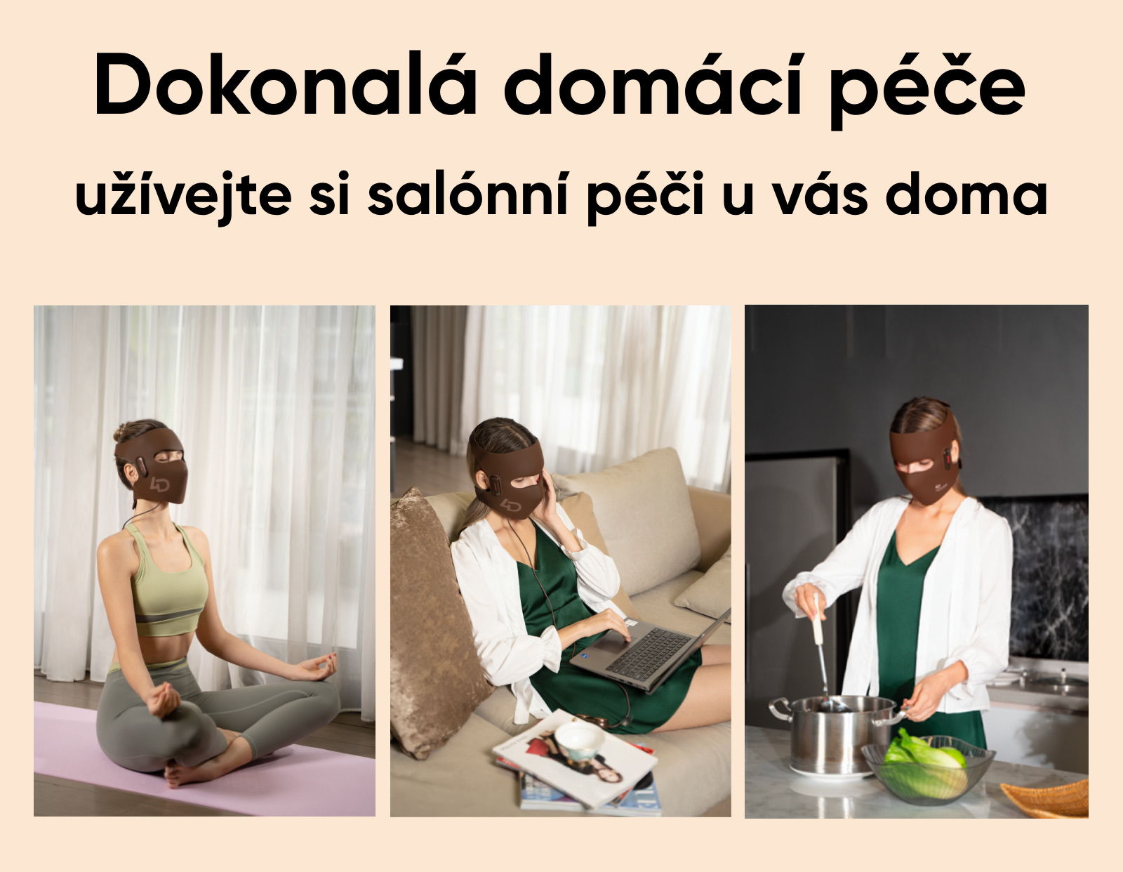 Obrázek JOVS 4D v2 Laserová světelná terapeutická maska (6)