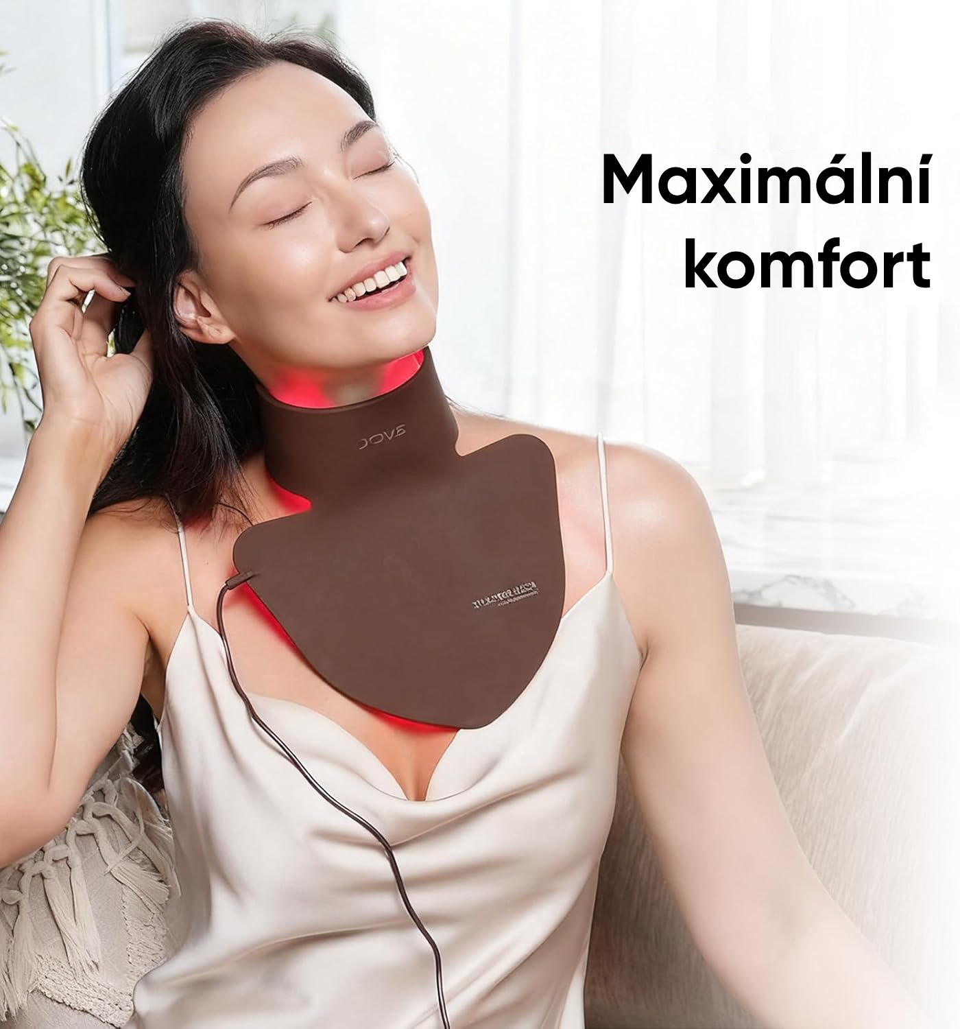 Obrázek JOVS LED světelná maska na krk a hrudník (4)