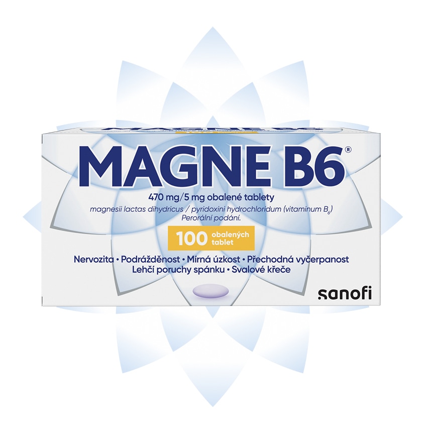 Obrázek MAGNE B6 470 mg / 5 mg 100 tablet (17)