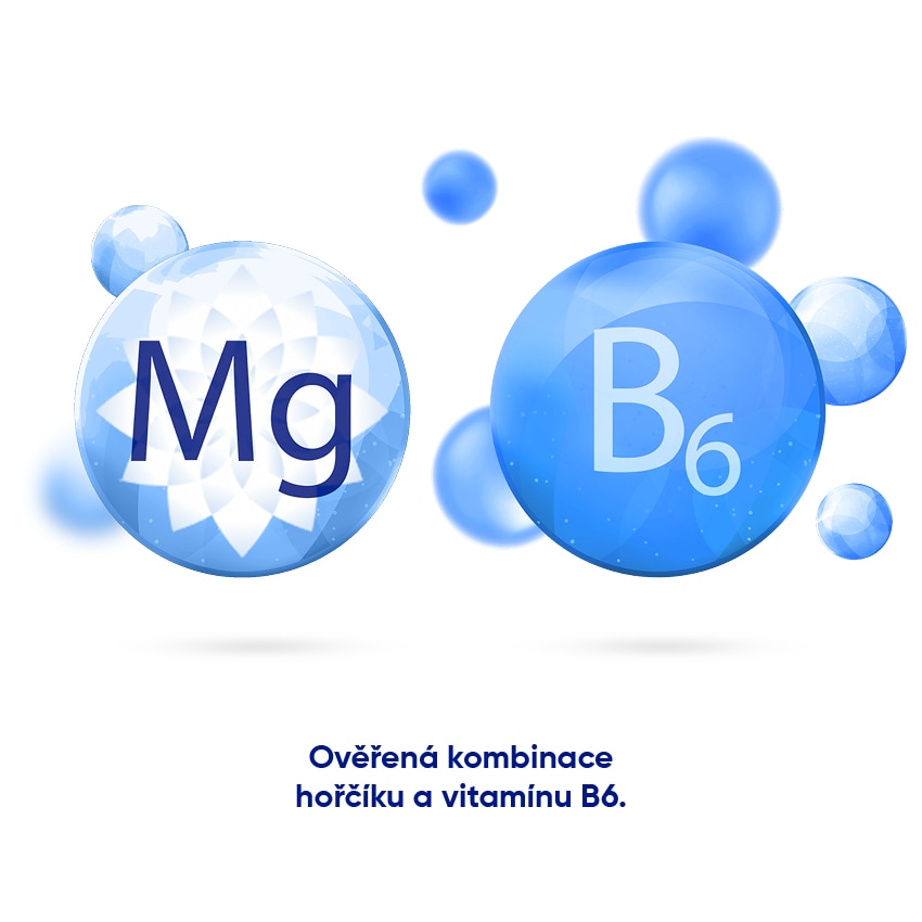 Obrázek MAGNE B6 Forte 60 potahovaných tablet (12)