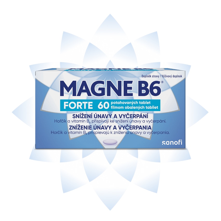 Obrázek MAGNE B6 Forte 60 potahovaných tablet (14)