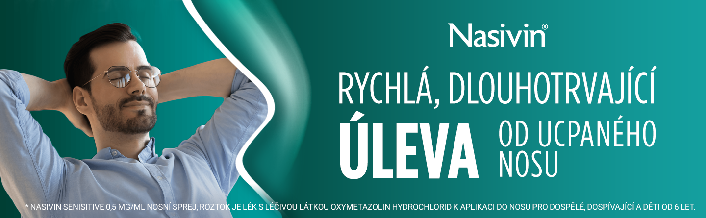 Obrázek NASIVIN® Sensitive 0,5 mg/ml nosní sprej, roztok 10 ml