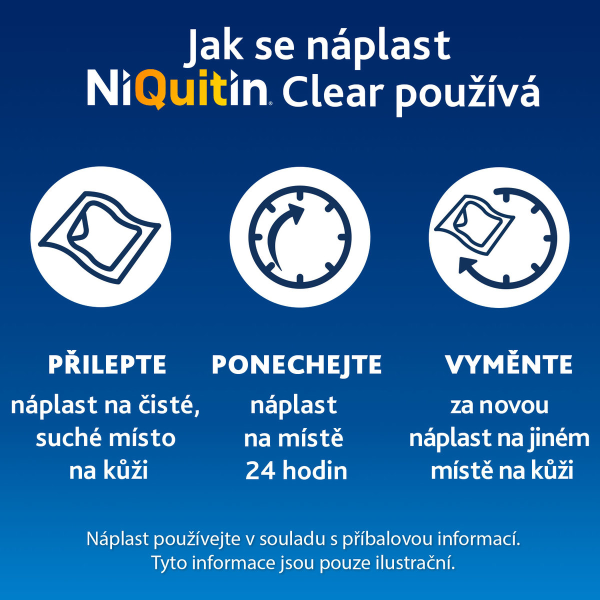 Obrázek NIQUITIN Clear 21 mg 7 ks náplastí