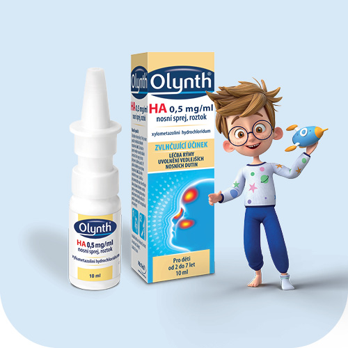 Obrázek OLYNTH® HA 0,5 mg/ml nosní sprej, roztok pro děti od 2 let 10 ml