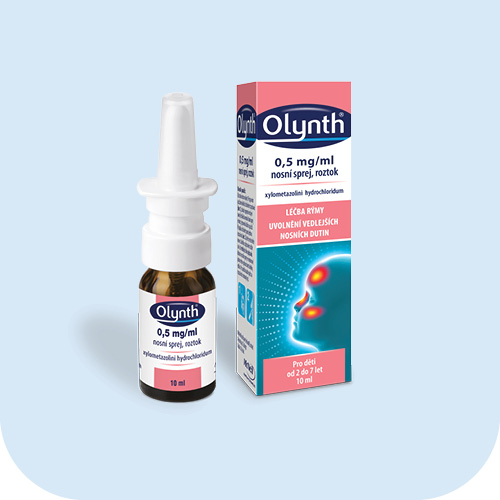 Obrázek OLYNTH® 0,5 mg/ml nosní sprej, roztok pro děti od 2 let 10 ml (2)