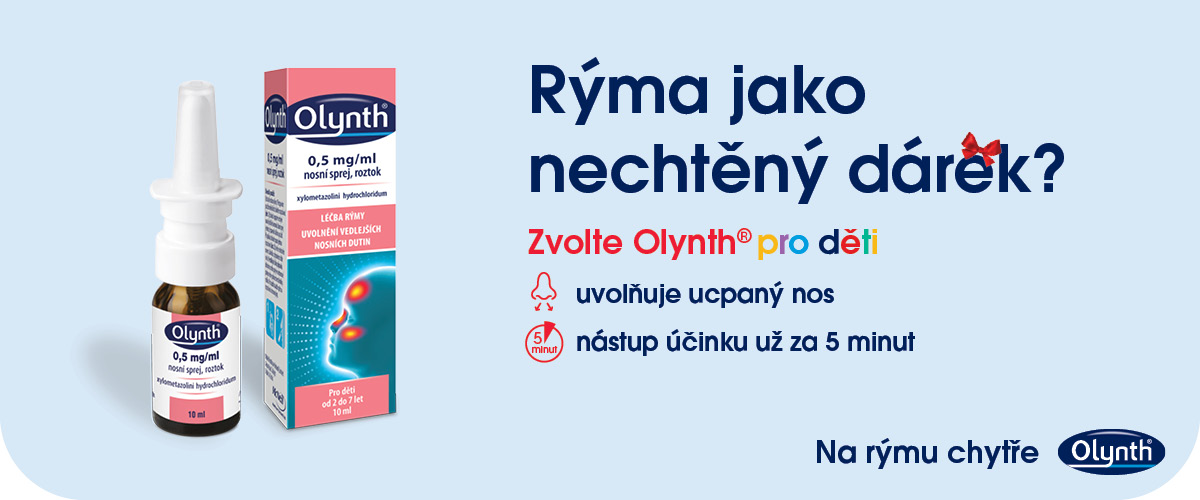 Obrázek OLYNTH® 0,5 mg/ml nosní sprej, roztok pro děti od 2 let 10 ml
