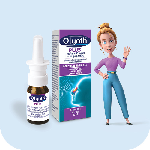 Obrázek OLYNTH® Plus 1 mg/ml + 50 mg/ml nosní sprej, roztok pro dospělé a děti od 6 let