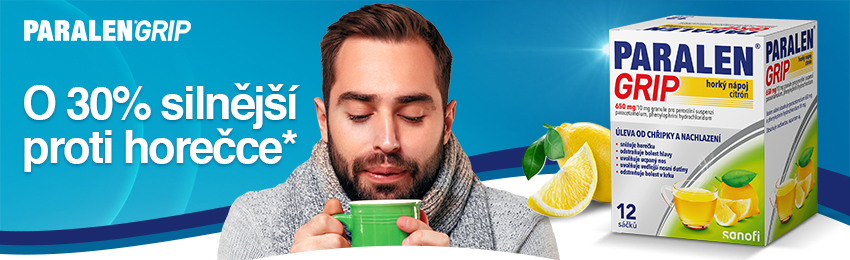 Obrázek PARALEN GRIP Horký nápoj citrón 12 sáčků