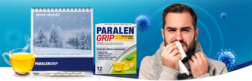 Obrázek PARALEN GRIP Horký nápoj citrón 12 sáčků (9)