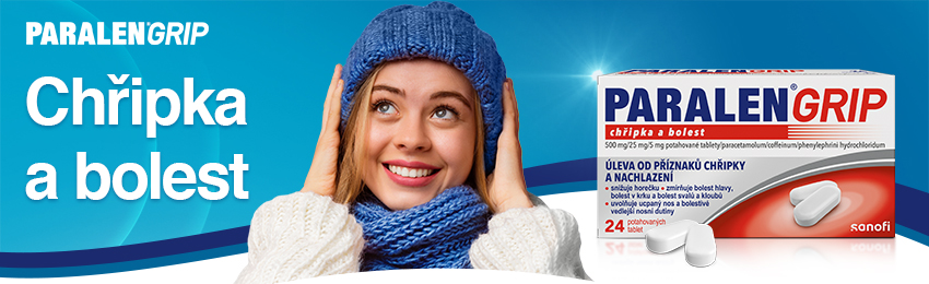 Obrázek PARALEN GRIP Chřipka a bolest 500 mg 24 potahovaných tablet