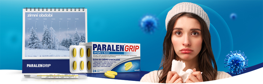 Obrázek PARALEN GRIP Chřipka a kašel 24 tablet (10)