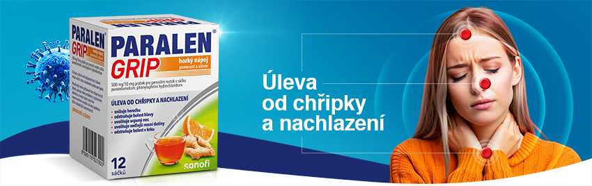Obrázek PARALEN GRIP Horký nápoj pomeranč a zázvor 12 sáčků (6)