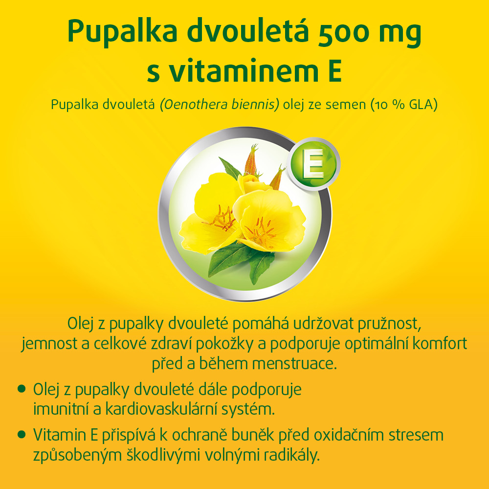 Obrázek WALMARK  Pupalka 500 mg Plus 90 tobolek