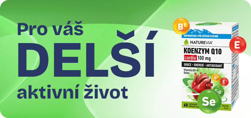 Obrázek NATUREVIA Koenzym Q10 cardio 100 mg 60 kapslí