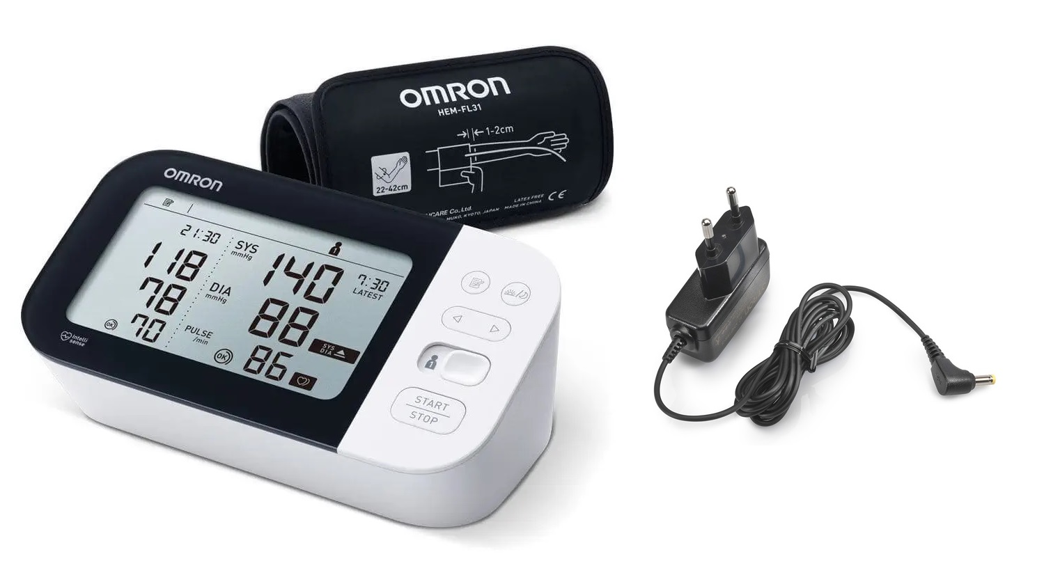 Obr&aacute;zek OMRON Tonometr M7 Intelli IT 2020 + adapt&eacute;r