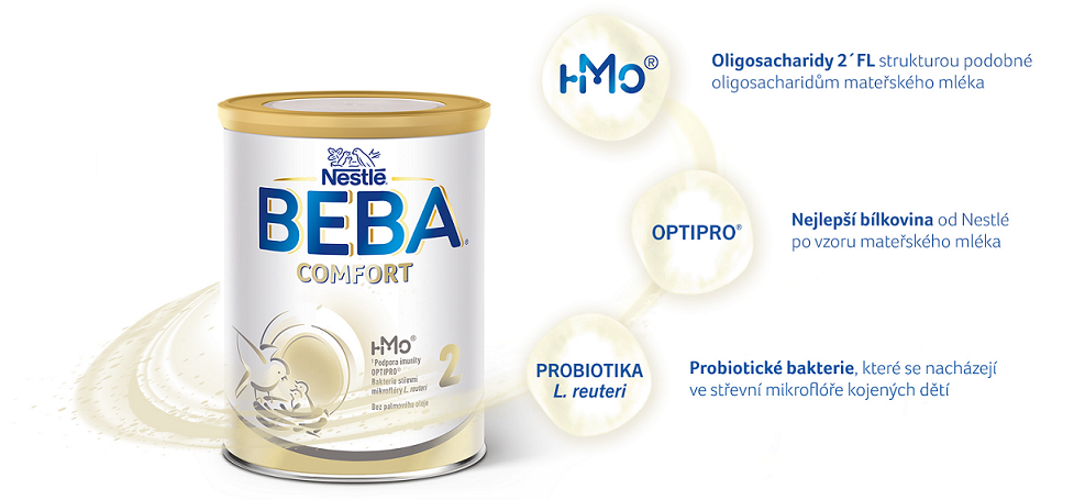 Obrázek BEBA COMFORT 2 Pokračovací mléko od ukončeného 6.měsíce 800 g (2)