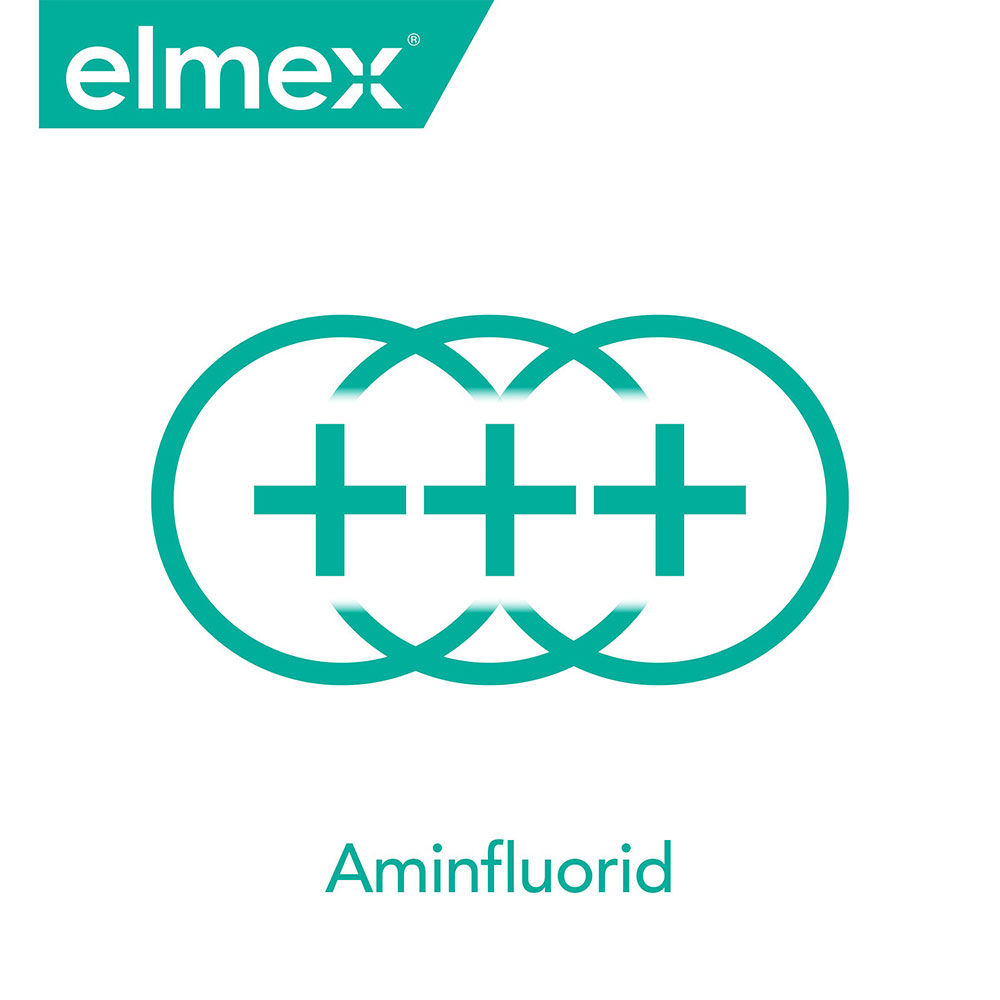 Obrázek ELMEX Sensitive ústní voda 400 ml + Zubní pasta 75 ml (3)