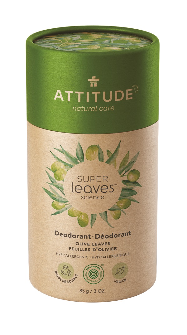 Obrázek ATTITUDE Přírodní tuhý deodorant Super leaves Olivové listy 85 g