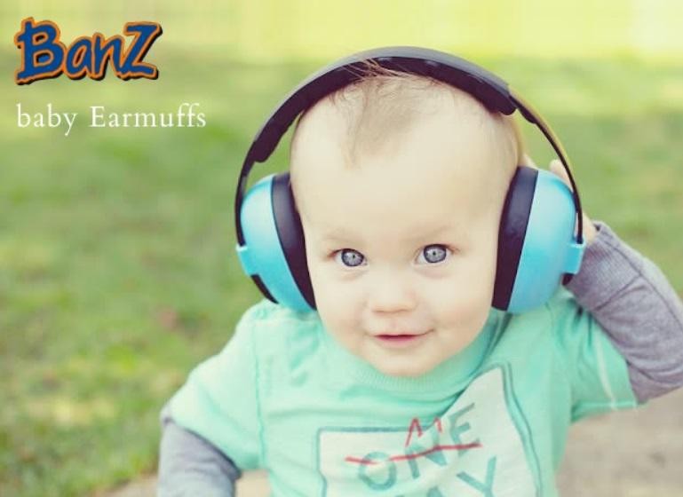 Obrázek BABY BANZ Ochrana sluchu modrá od 3 měsíců do 2 let