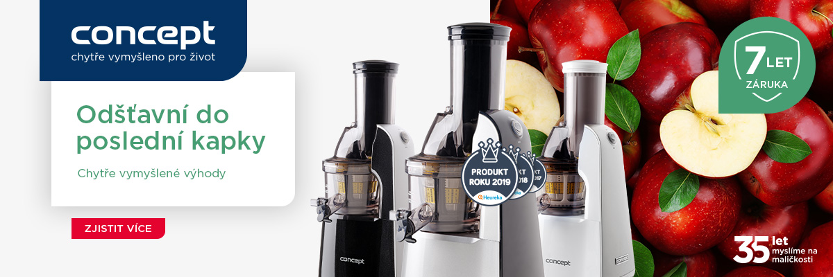 Obr&aacute;zek CONCEPT LO7066 Lis na ovoce a zeleninu home made juice b&iacute;l&yacute;